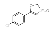 5-(4-chlorophenyl)-1,3-oxathiole 3-oxide Structure