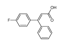 (E/Z)-3-(4-fluorophenyl)-3-phenylpropenoic acid Structure