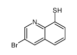 3-bromoquinoline-8-thiol Structure