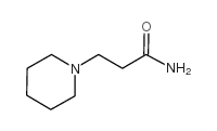 3-(1-哌啶)丙酰胺结构式