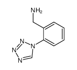 [2-(tetrazol-1-yl)phenyl]methanamine structure