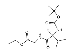 Boc-Val-Gly-OEt结构式