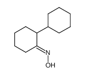 2-cyclohexylcyclohexanone oxime Structure