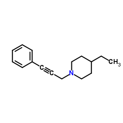 Piperidine, 4-ethyl-1-(3-phenyl-2-propynyl)- (9CI) Structure