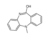 5,10-Dihydro-5-methyl-11H-dibenzo[b,e][1,4]diazepin-11-one structure