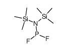 (Bis(trimethylsilyl)amino)difluorphosphan Structure