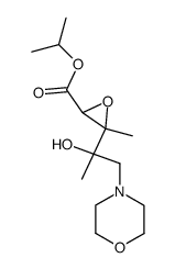 3-(1-hydroxy-1-methyl-2-morpholin-4-yl-ethyl)-3-methyl-oxiranecarboxylic acid isopropyl ester Structure