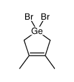 1,1-dibromo-3,4-dimethyl-2,5-dihydrogermole Structure