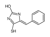 4-benzylidene-5-sulfanylideneimidazolidin-2-one结构式