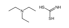 carbamodithioic acid,N,N-diethylethanamine结构式