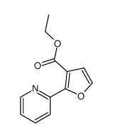 ethyl 2-(2-pyridyl)-3-furoate结构式