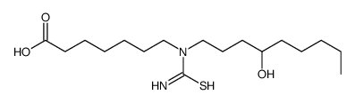 7-[carbamothioyl(4-hydroxynonyl)amino]heptanoic acid Structure