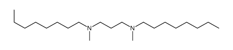 N,N'-dimethyl-N,N'-dioctylpropane-1,3-diamine Structure