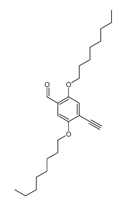 4-ethynyl-2,5-dioctoxybenzaldehyde Structure