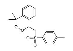 1-methyl-4-[2-(2-phenylpropan-2-ylperoxy)ethylsulfonyl]benzene Structure