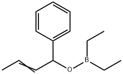 Diethyl[(1-phenyl-2-butenyl)oxy]borane结构式