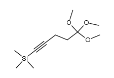 trimethyl ortho-5-trimethylsilyl-4-pentynoate结构式