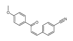 4-[3-(4-methoxyphenyl)-3-oxoprop-1-enyl]benzonitrile Structure