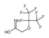 2-(1,1,1,2,3,3,3-heptafluoropropan-2-yloxy)acetamide结构式