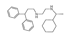 N-(3,3-diphenylpropyl)-N'-(1R)-(1-ethylcyclohexane)-ethane-1,2-diamine Structure