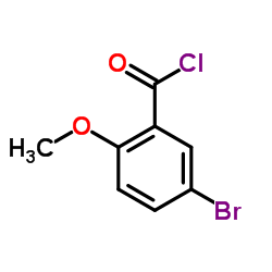 5-Bromo-2-methoxybenzoyl chloride Structure