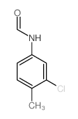 N-(3-chloro-4-methyl-phenyl)formamide结构式