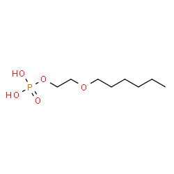 2-(Hexyloxy)ethyl dihydrogen phosphate Structure