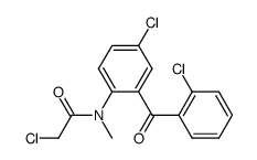 N-methyl 2'-orthochlorobenzoyl-2,4'-dichloroacetanilide结构式