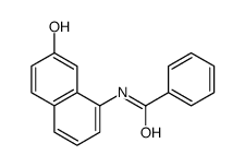 N-(7-hydroxy-1-naphthyl)benzamide structure