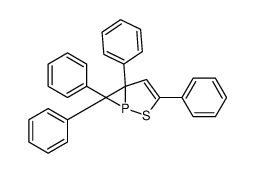 1,3,6,6-tetraphenyl-4-thia-5-phosphabicyclo[3.1.0]hex-2-ene结构式