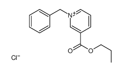 propyl 1-benzylpyridin-1-ium-3-carboxylate,chloride结构式