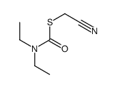 S-(cyanomethyl) N,N-diethylcarbamothioate Structure