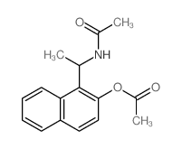 Acetamide,N-[1-[2-(acetyloxy)-1-naphthalenyl]ethyl]- picture