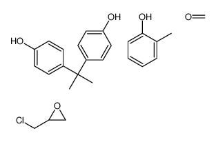 2-(chloromethyl)oxirane,formaldehyde,4-[2-(4-hydroxyphenyl)propan-2-yl]phenol,2-methylphenol Structure