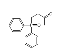 4-diphenylphosphoryl-3-methylbutan-2-one结构式