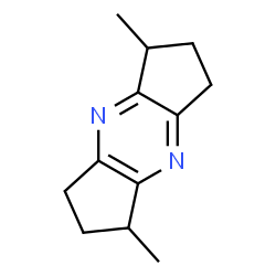 1,5-dimethyl-2,3,6,7-tetrahydro-1H,5H-biscyclopentapyrazine structure