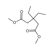 3,3-diethyl-glutaric acid dimethyl ester结构式