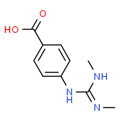 Benzoic acid, 4-[[bis(methylamino)methylene]amino]- (9CI) structure