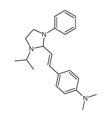 2-(p-dimethylaminostyryl)-N-isopropyl-N'-phenyl-1,3-imidazolidine Structure