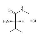 (+)-(S)-valine N-methylamide hydrochloride Structure