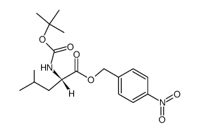 Boc-Leu-ONbn Structure