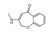 3-(methylamino)-1-benzoxepin-5(2H)-one Structure