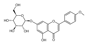 金合欢素 7-O-β-D-半乳糖吡喃糖苷图片