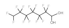 7H-DODECAFLUOROHEPTANEALDEHYDE HYDRATE Structure