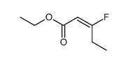 Ethyl trans-3-Fluoro-2-pentenoate Structure