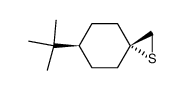 t-6-t-butyl-1-thiaspiro[2.5]octane结构式