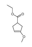 ethyl 3-methoxy-3-cyclopentenecarboxylate结构式