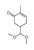 5-(dimethoxymethyl)-2-methylcyclohex-2-en-1-one Structure