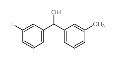 3-氟-α-(3-甲基苯基)-苯甲醇结构式