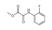 methyl 2-(2-fluoroanilino)-2-oxo-acetate Structure